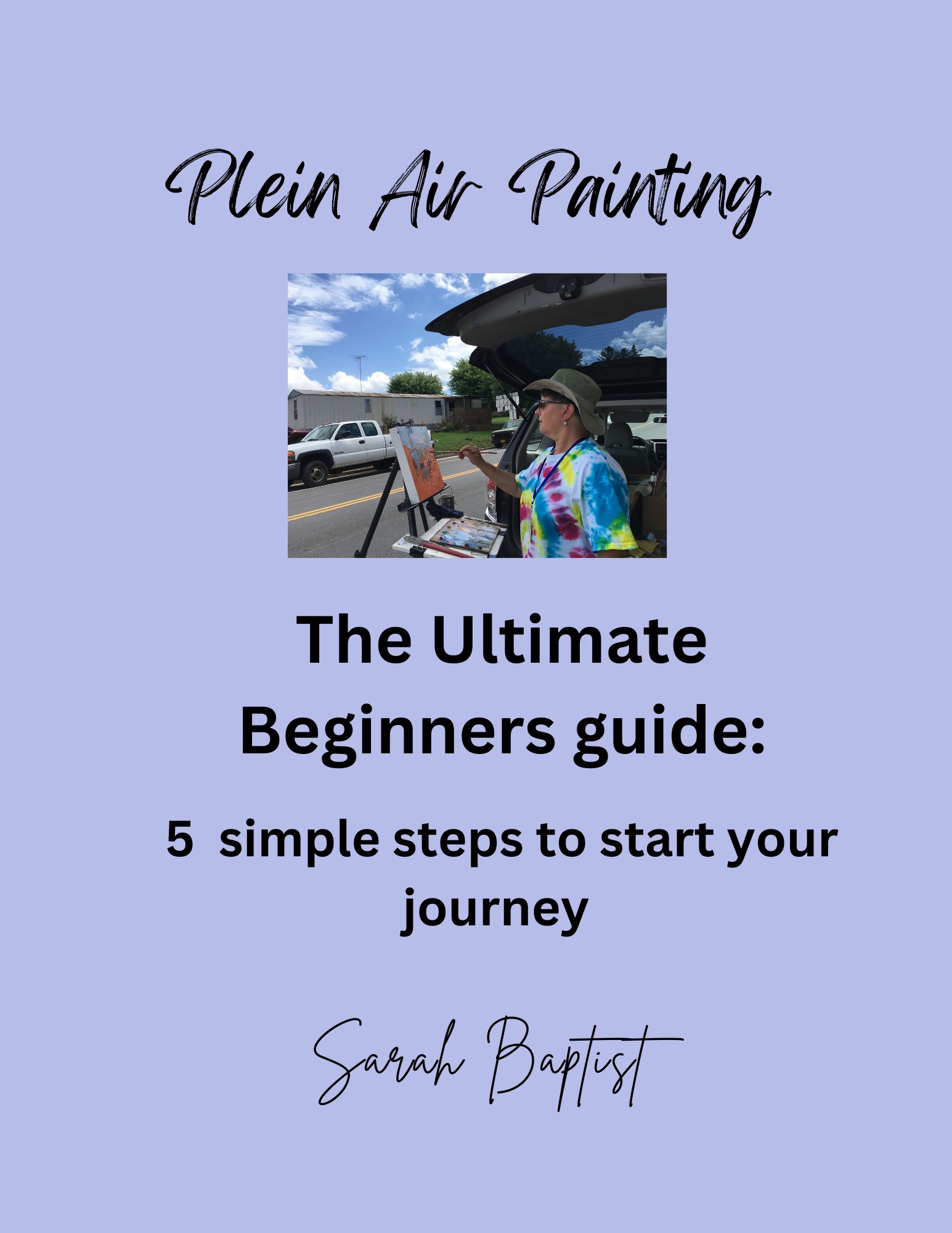 ultimate beginners guide to plein air painting ebook-sarah baptist