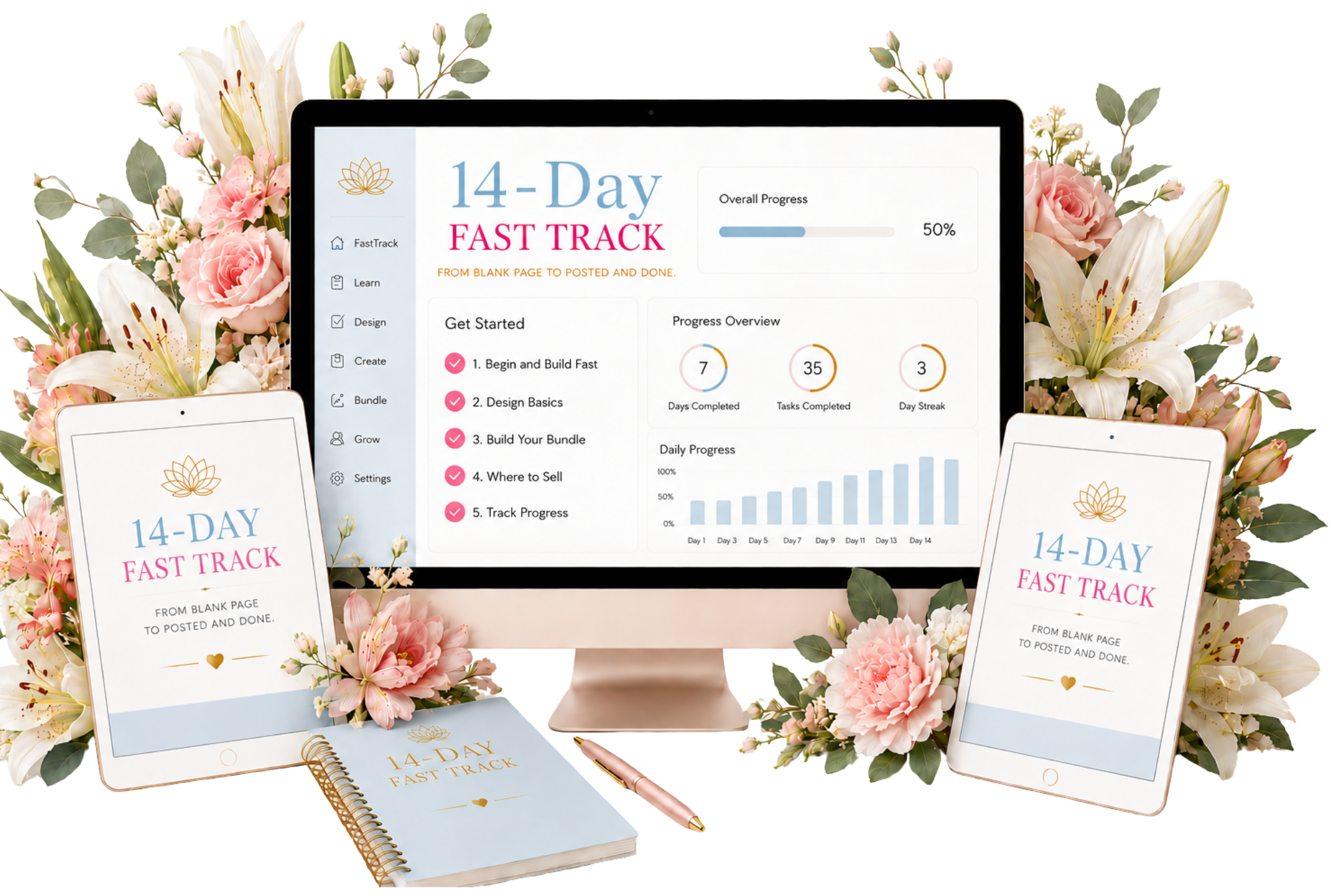 14-Day Fast Track digital product course